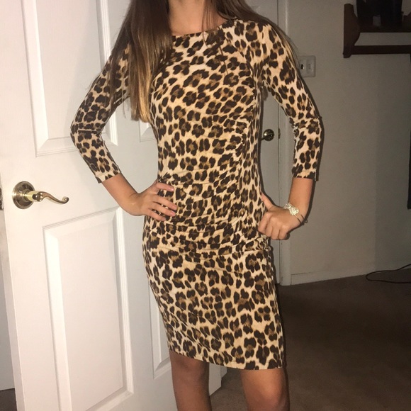jennifer lopez leopard dress